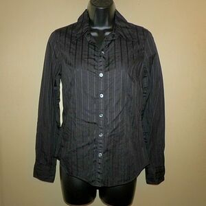 Calvin Klein Black Buttoned Down Shirt